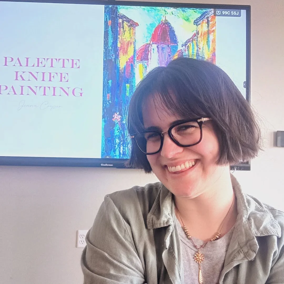 Teaching painting is my dream come true!!!✨️

My students did AH-MAZING! All the paintings that they made were thick and juicy...just how we like a nice palette knife masterpiece 🤤 I told them "paint like you are frosting a cake!" 🍰