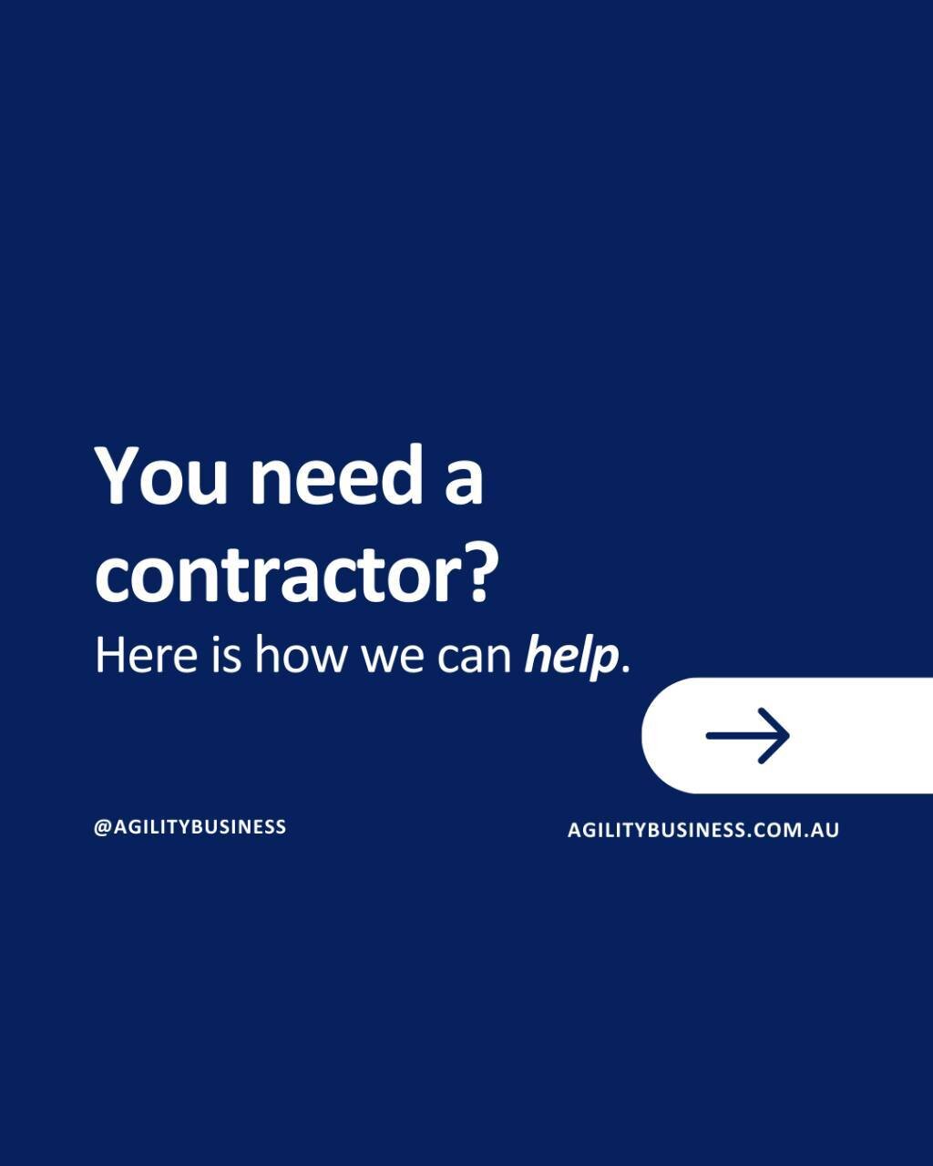 Would you rather play basketball 3 on 3, or stack the odds in your favour and play 4 on 3?

This is how contractors can contribute to your business.
The key is finding a great fit. Selecting, managing, and maximising the productivity of contractors r