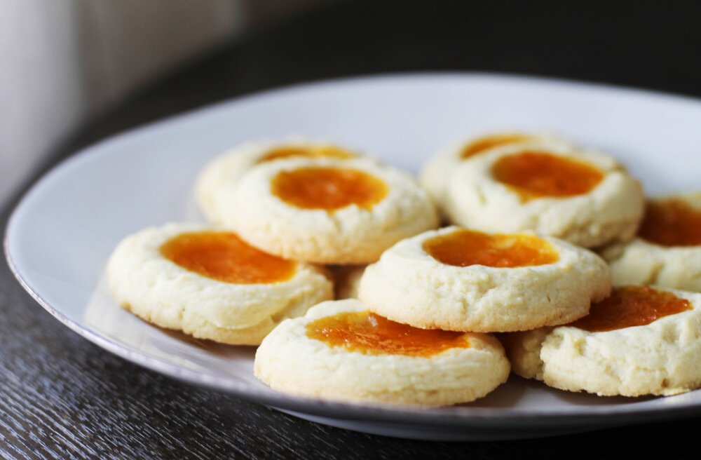 Apricot Thumbprint Cookies