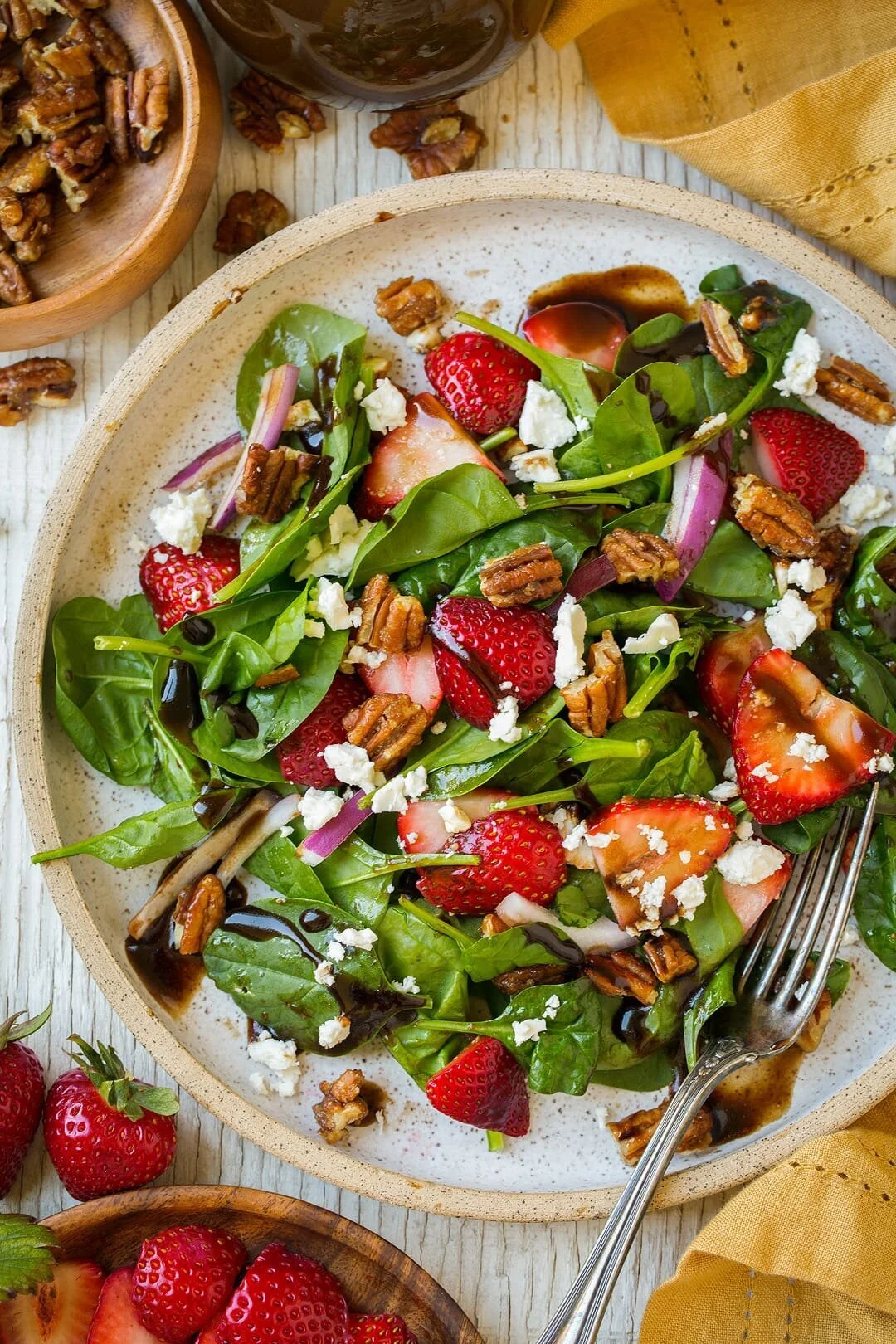 Strawberry Fields Salad with Candied Nuts