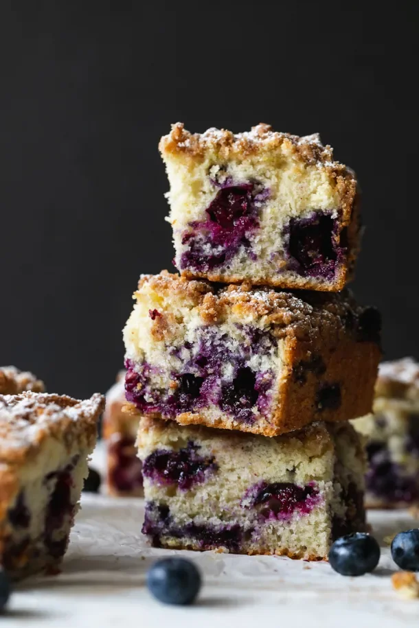 Blueberry Apple Buckle Cake