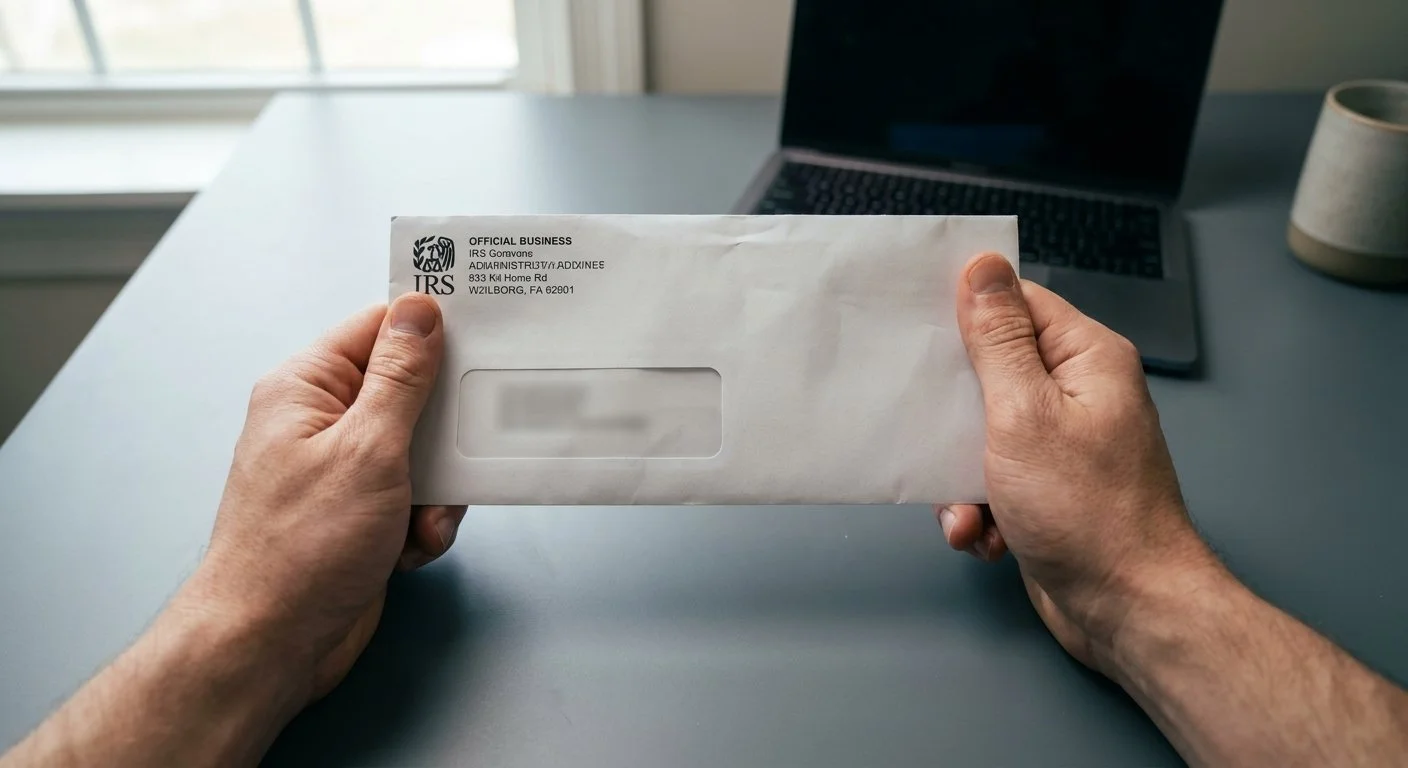 A letter from the IRS