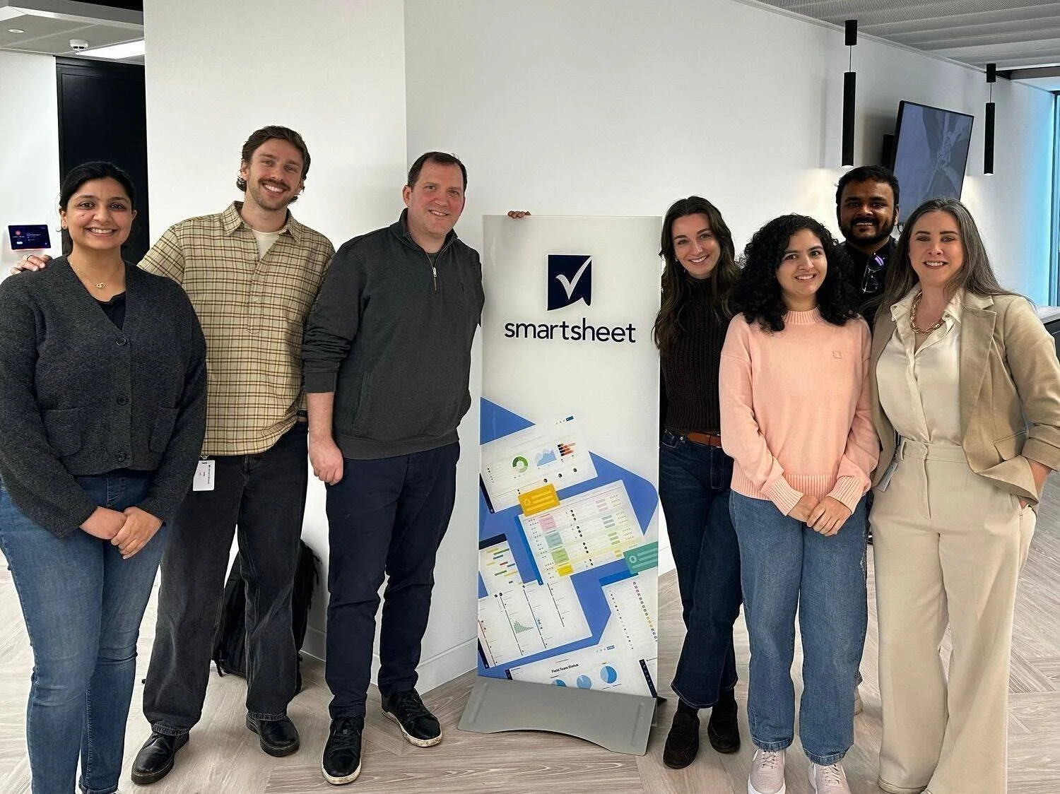 Me and the smartsheet team