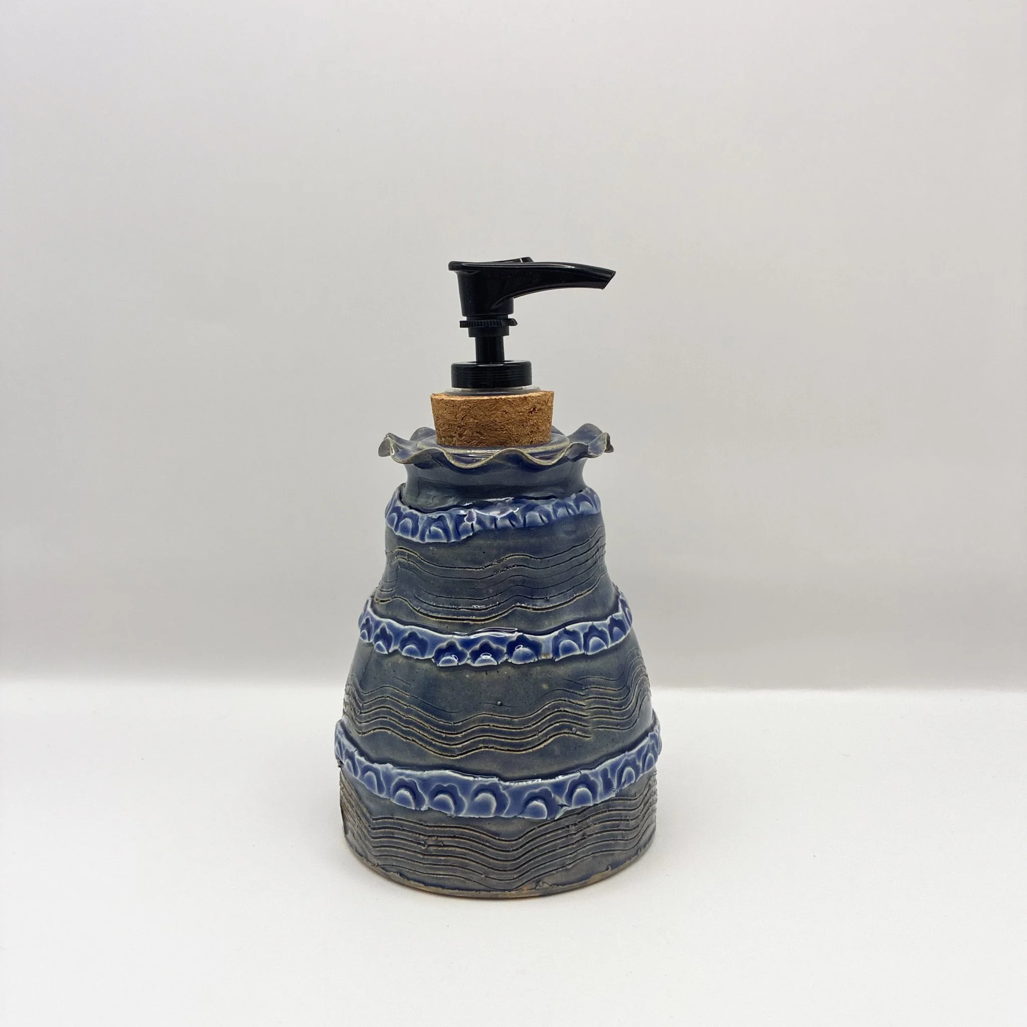 Fancy Blue Soap Dispenser