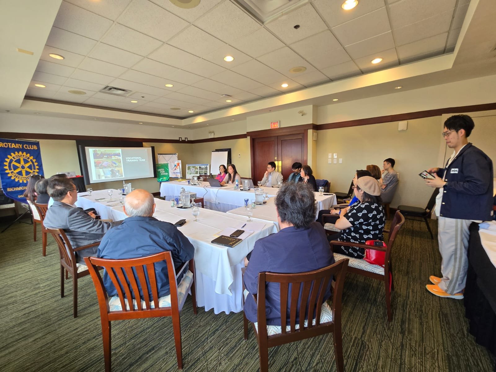 Big thanks to our newest Rotarian, Erin, for an insightful Rotary 101 presentation this week! Great turnout and lots of learning all around.

#Rotary #Learning #Rotary101 #Fellowship #ServiceAboveSelf