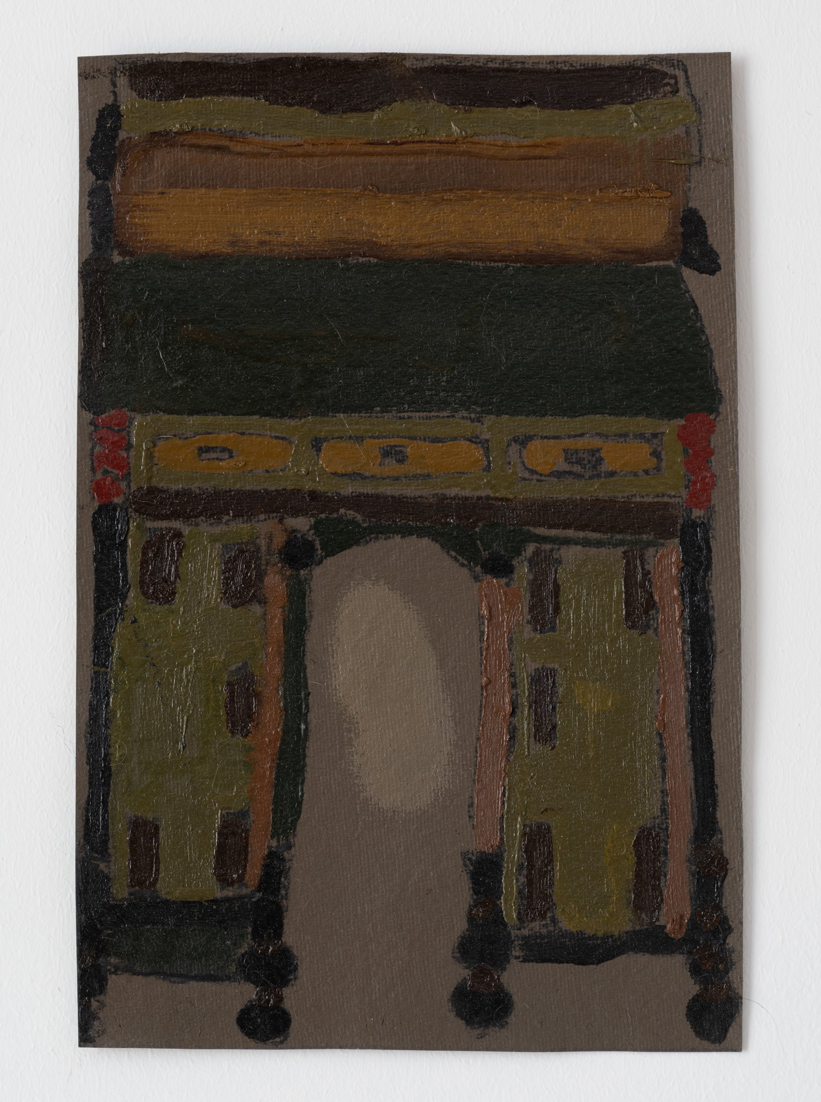 Llorando las lágrimas, oil on paper, 10.6 × 7 in., 2025