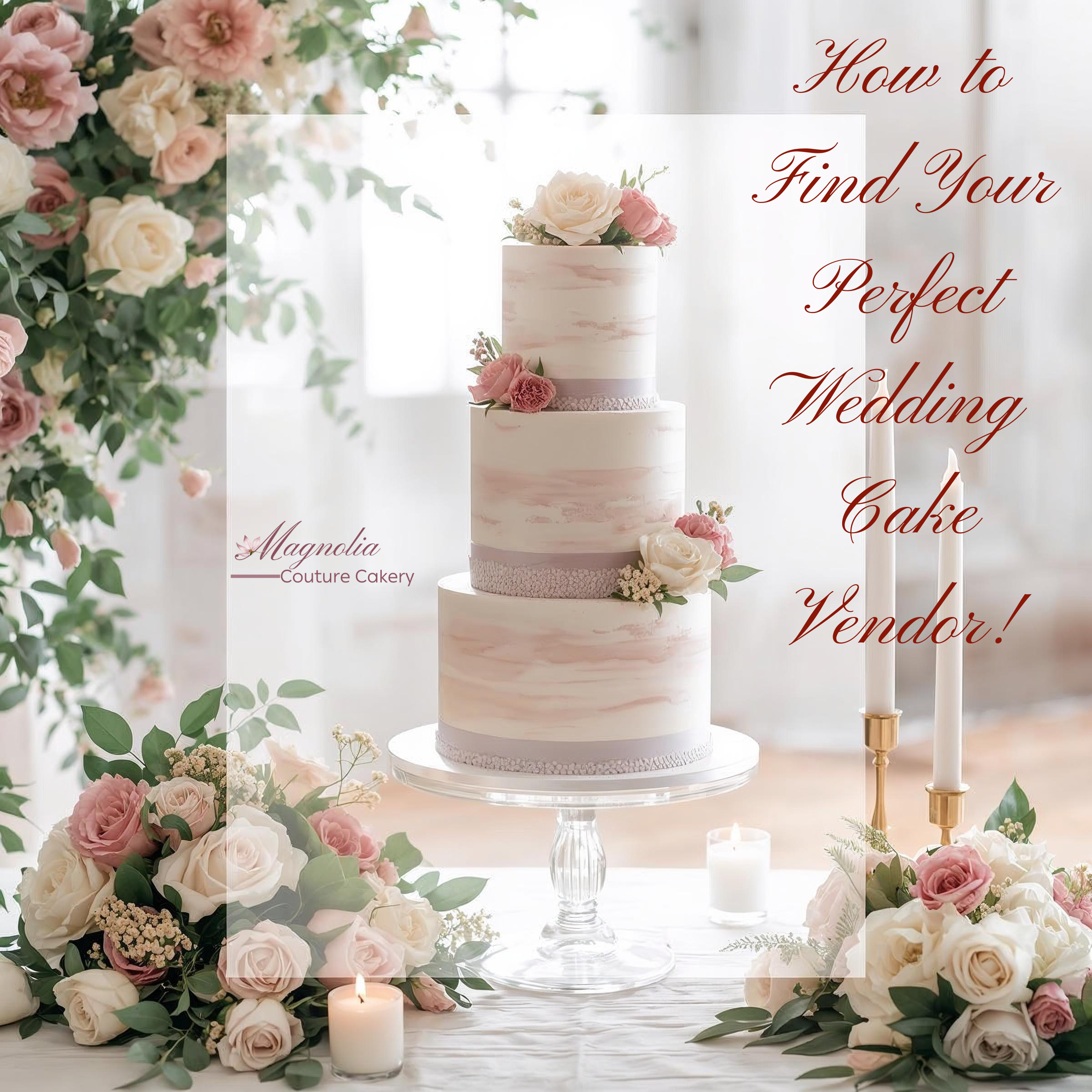 How to Find Your Perfect Wedding Cake Vendor!