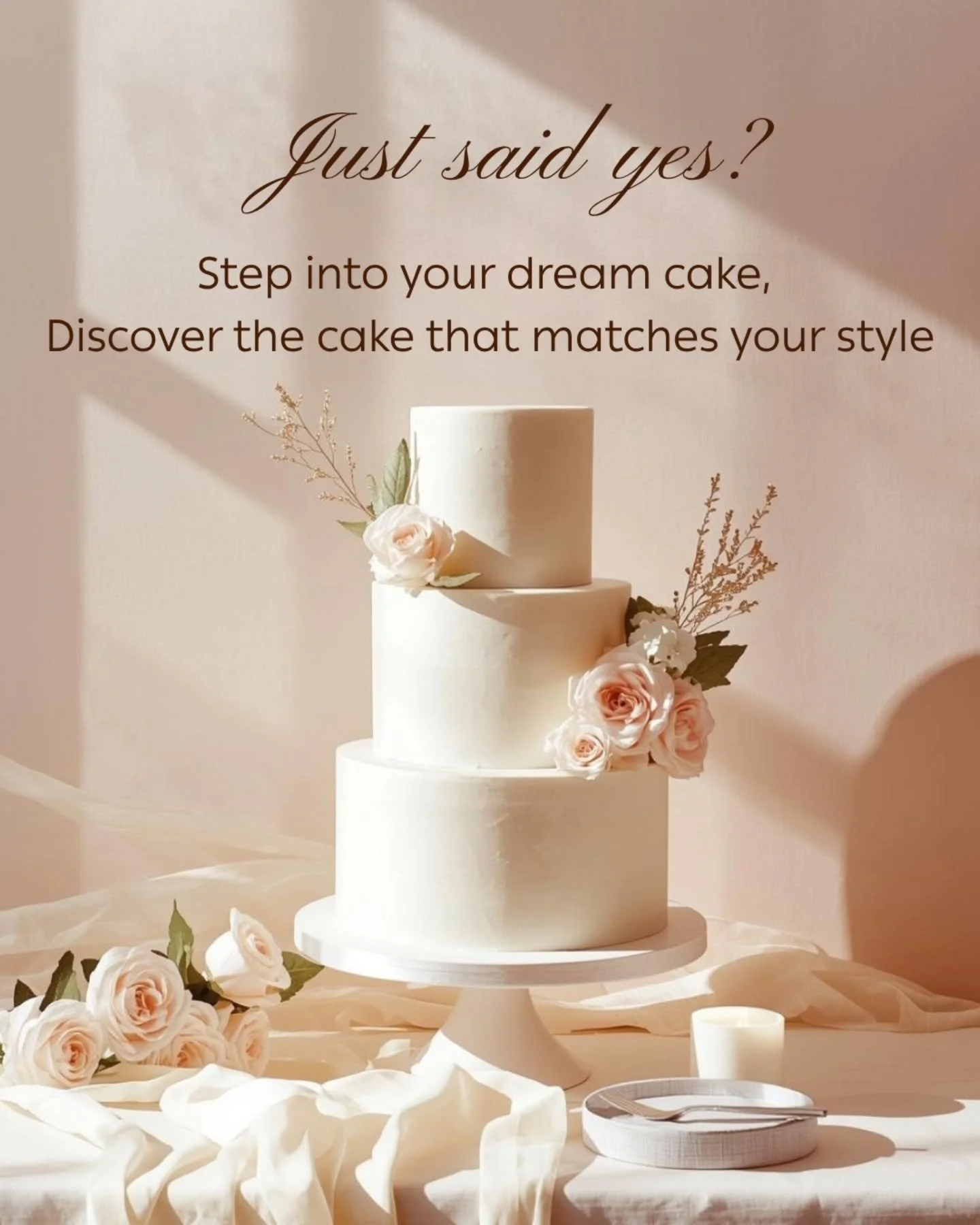 💍 Just said yes? Now it&rsquo;s time to find your dream wedding cake! From classic elegance to modern minimalism, whimsical romance, and everything in between, your cake should reflect your style, taste, and personality. 🍰✨

Swipe through our guide