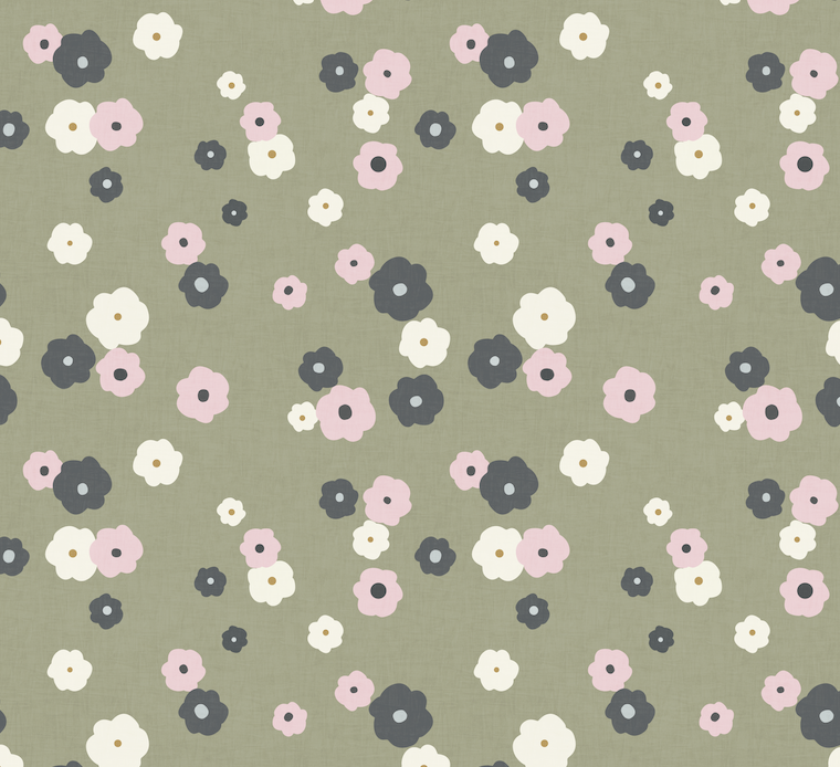 ditsy daisies - sage green