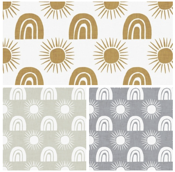 celestial suns and rainbows