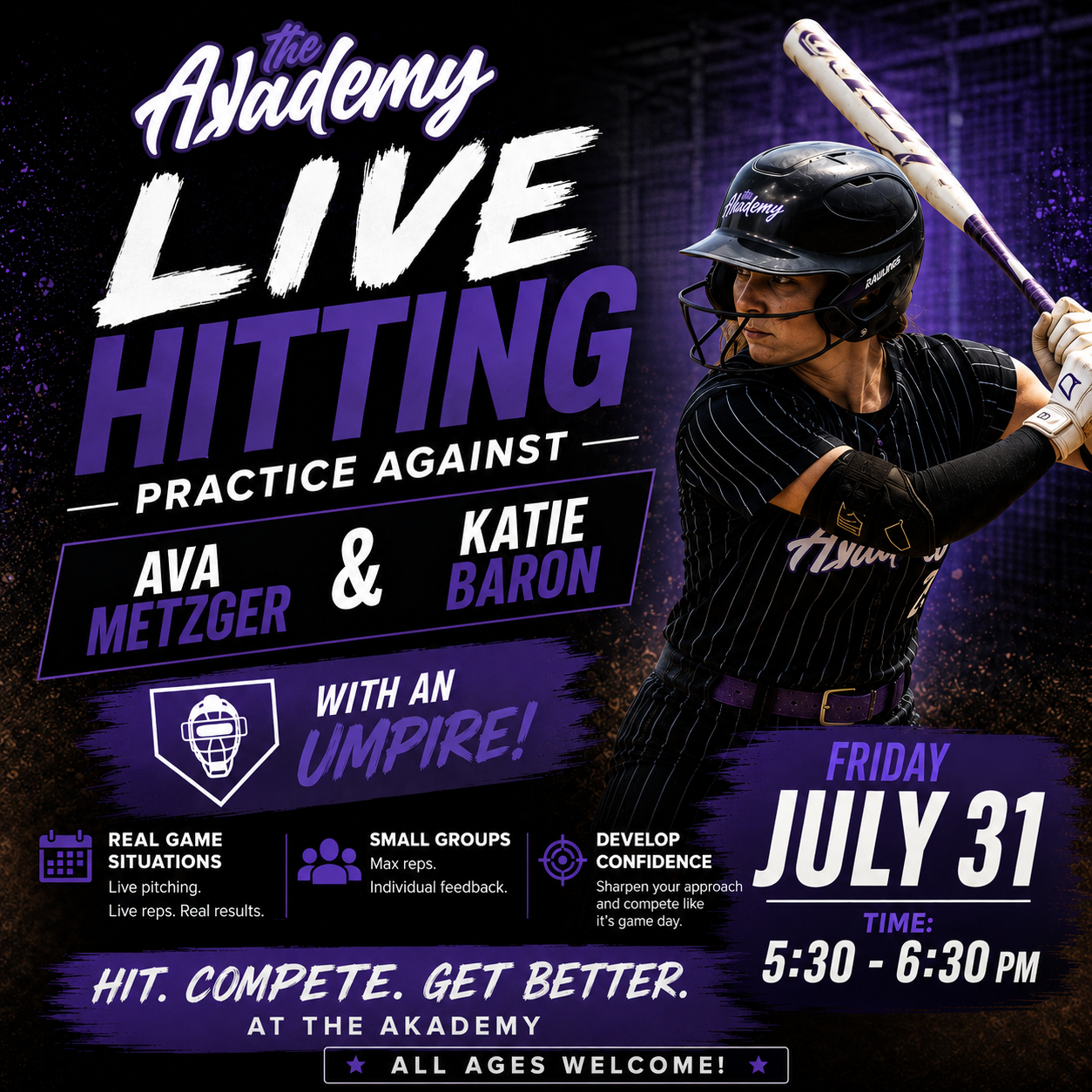 Friday, July 31 | Live Hitting with Umpire