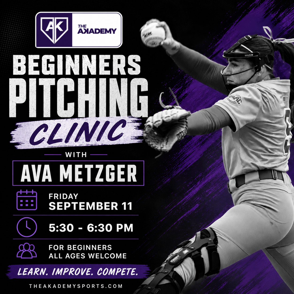 Friday, September 11 | Beginners Pitching Clinic