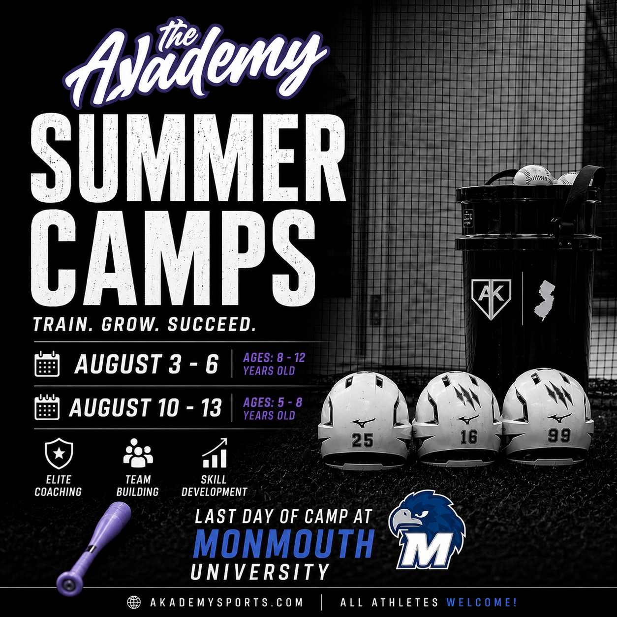 Monday, August 3 - Thursday, August 6 | Summer Softball Camp (Ages 8-12)