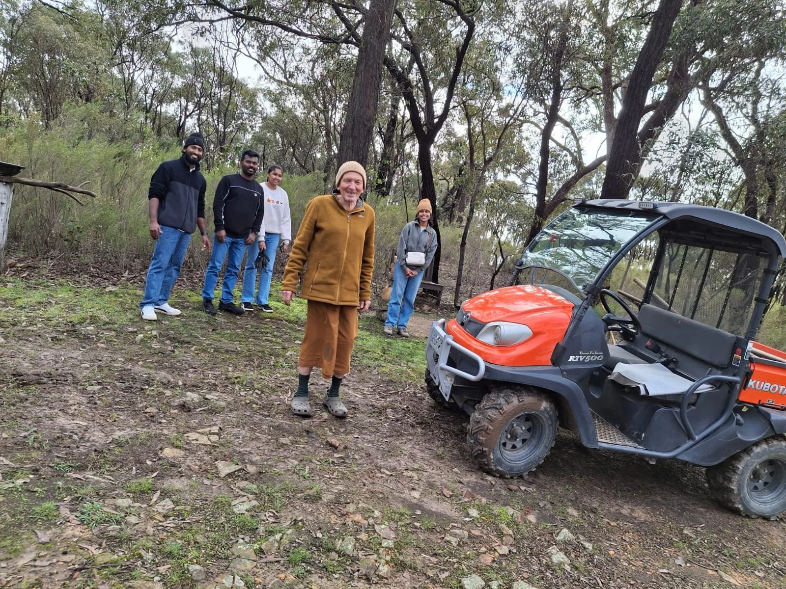 Planting the garden for Tan Ajahn Dtun's new kuti  2026