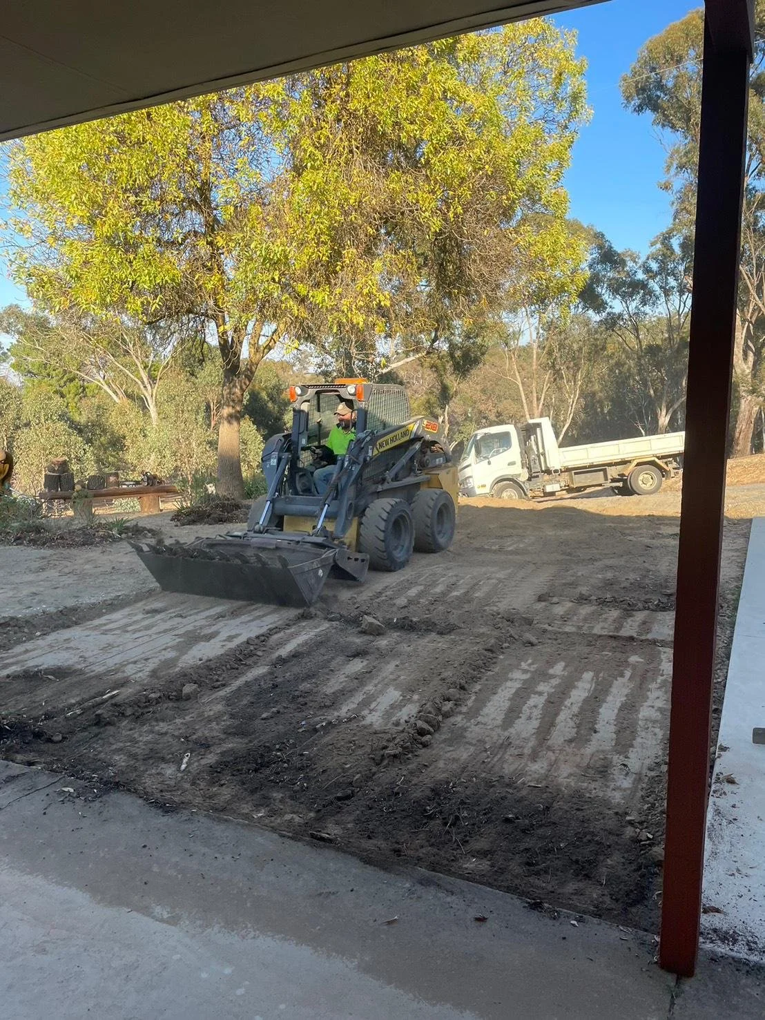 Construction of the new verandah 2025