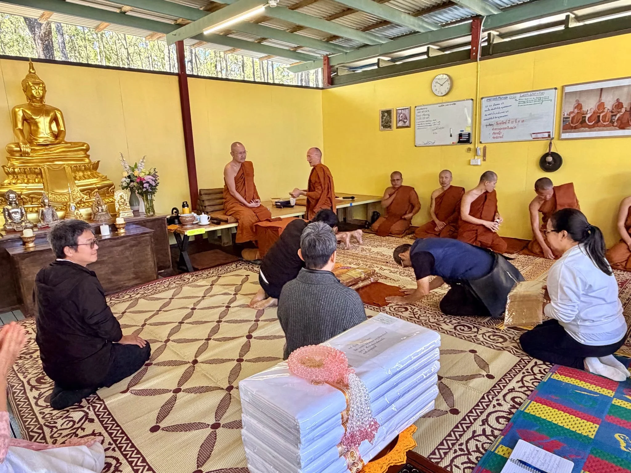 Tan Ajahn Dtun visit to Wat Buddha Metta, Kempsey March 2026