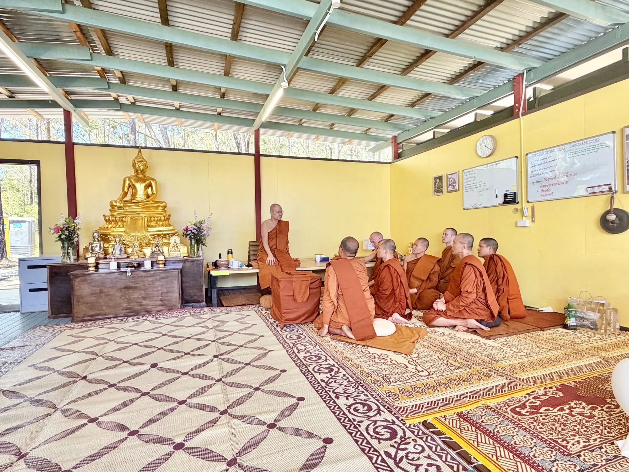 Tan Ajahn Dtun visit to Wat Buddha Metta, Kempsey March 2026