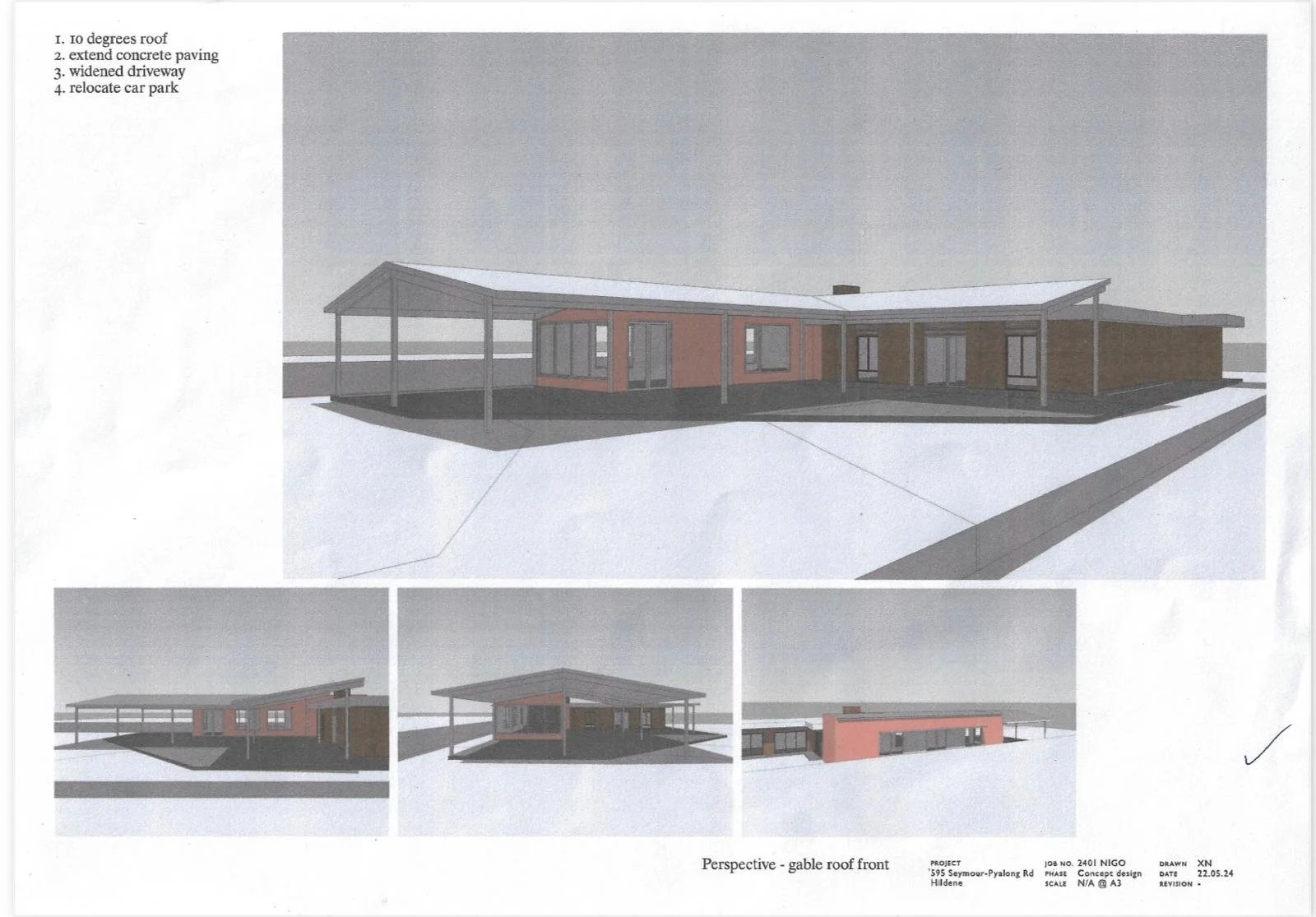 Construction of the new verandah 2025