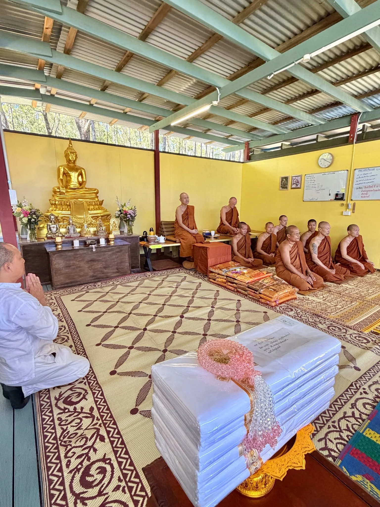 Tan Ajahn Dtun visit to Wat Buddha Metta, Kempsey March 2026
