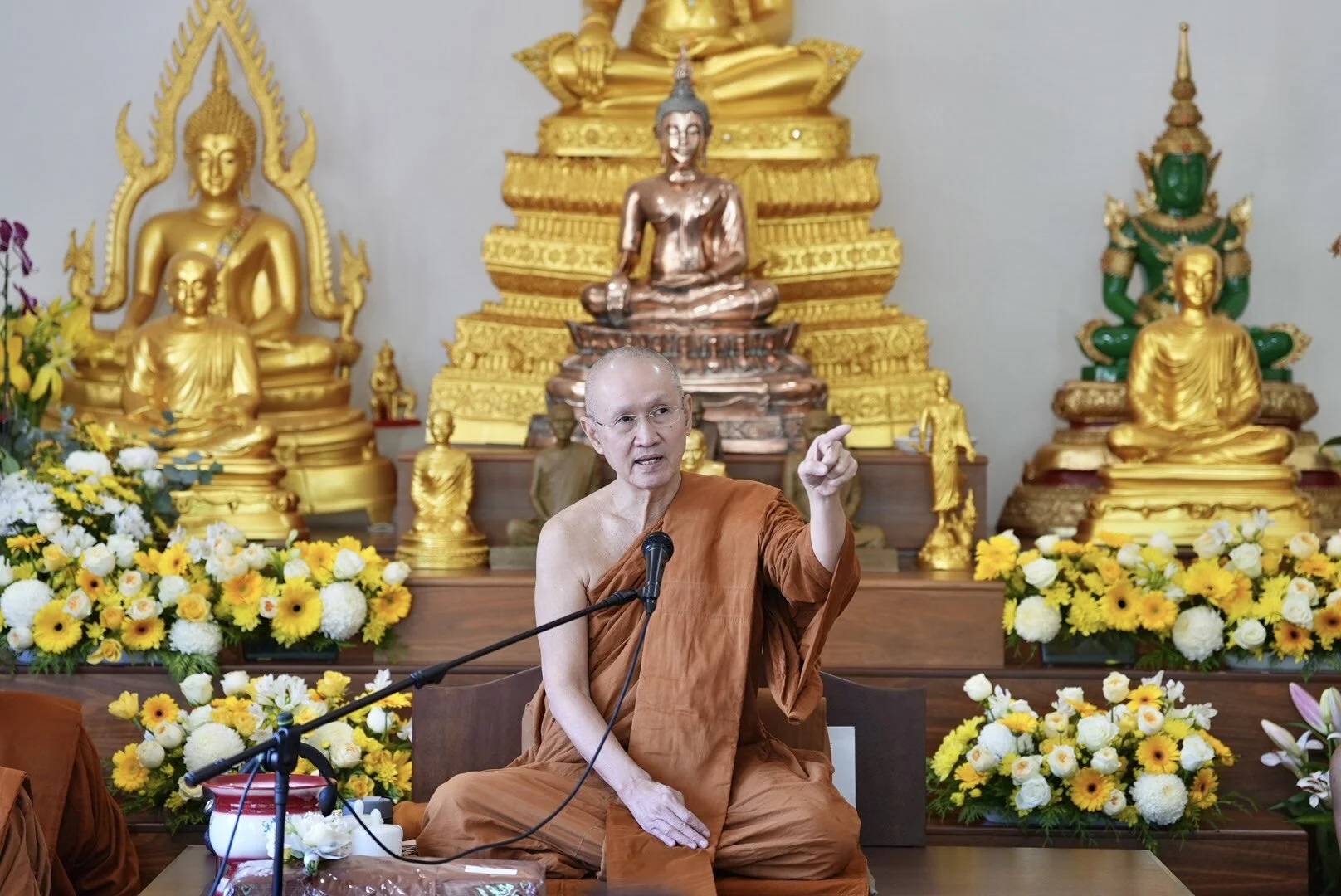 Ajahn Dtun visit March to April 2025