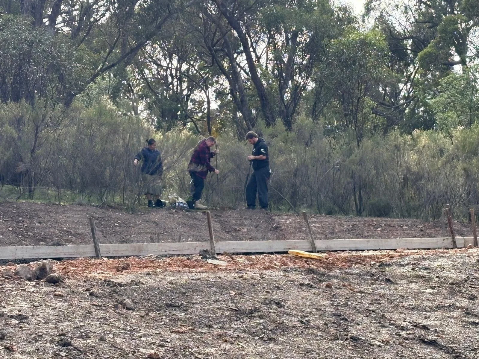 Planting the garden for Tan Ajahn Dtun's new kuti  2026