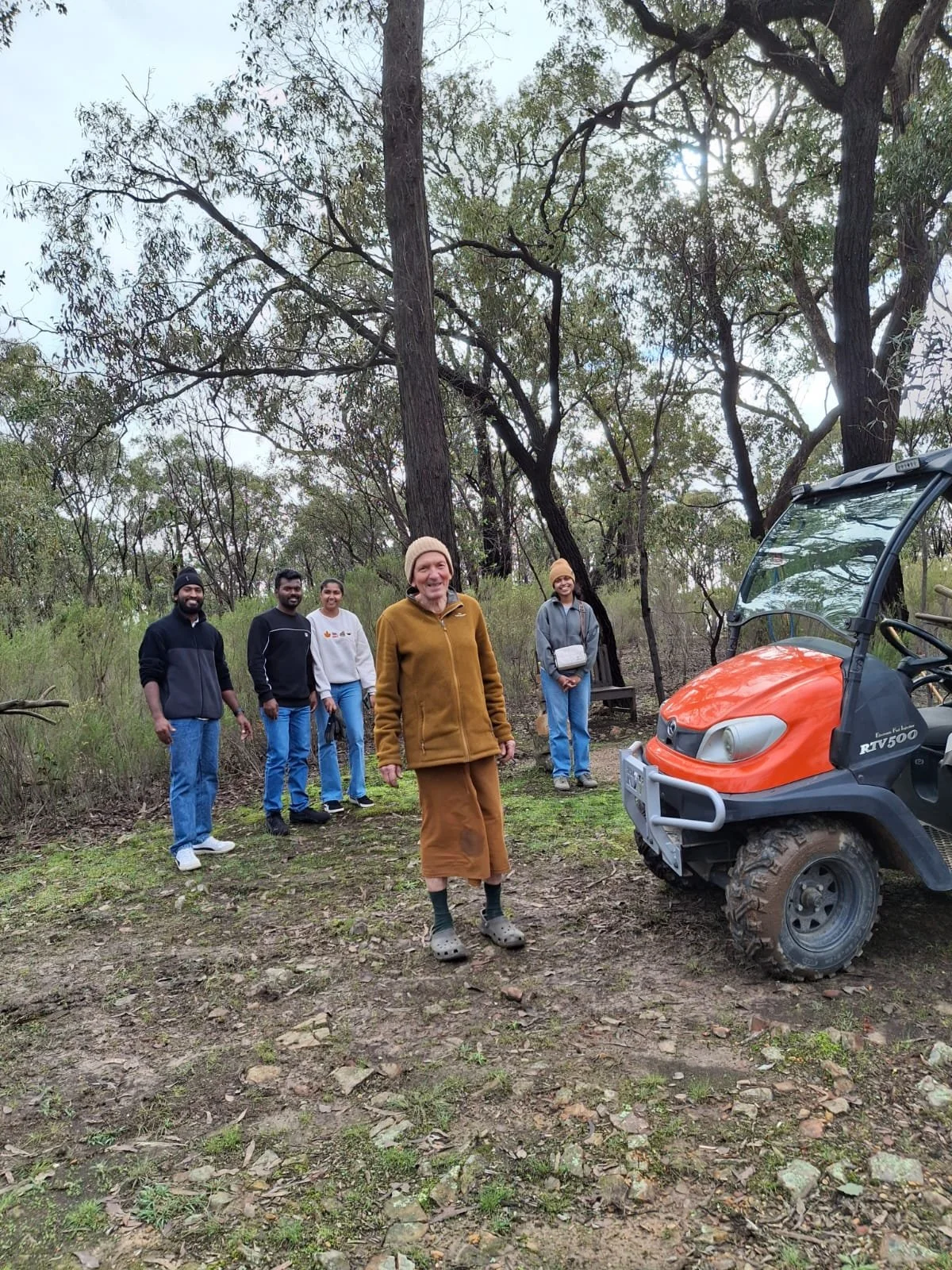 Planting the garden for Tan Ajahn Dtun's new kuti  2026