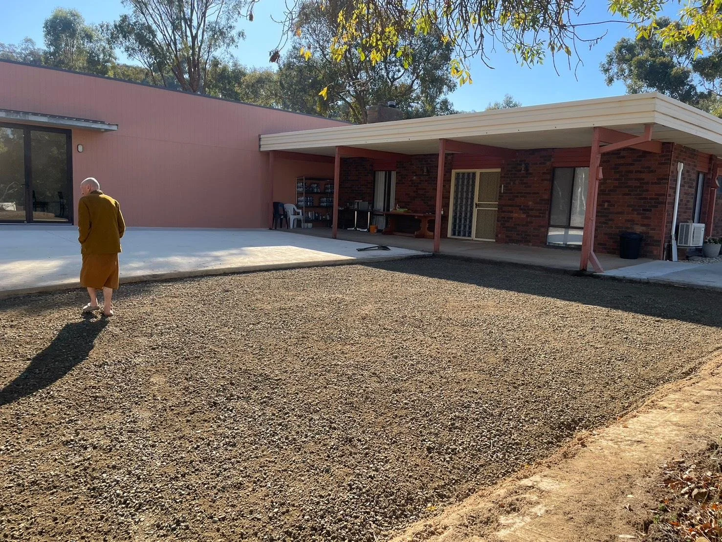 Construction of the new verandah 2025