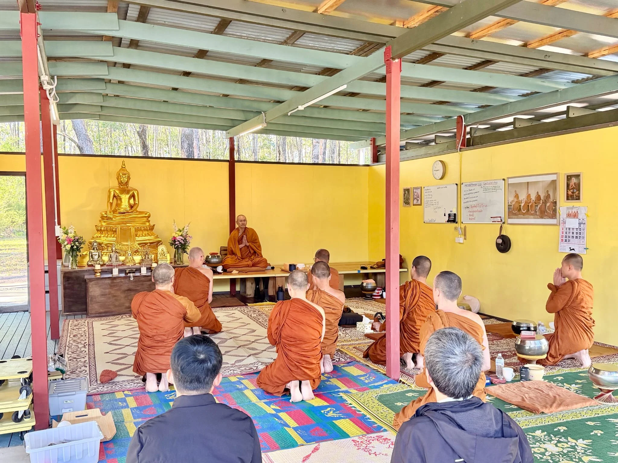 Tan Ajahn Dtun visit to Wat Buddha Metta, Kempsey March 2026