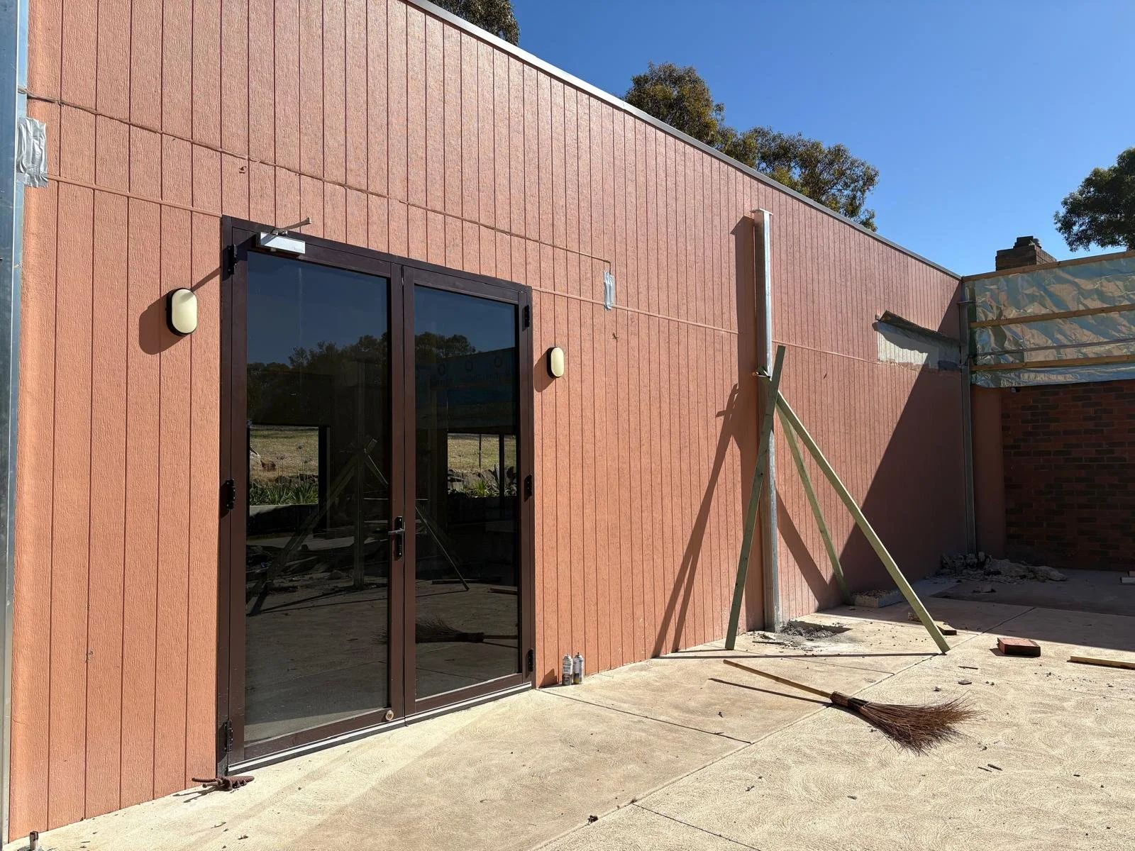 Construction of the new verandah 2025