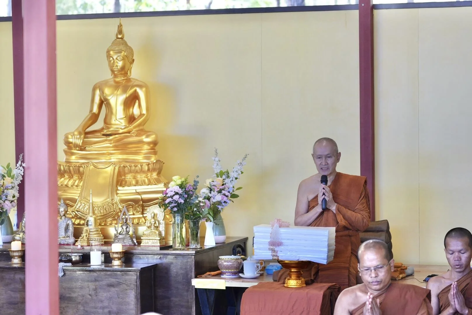 Tan Ajahn Dtun visit to Wat Buddha Metta, Kempsey March 2026