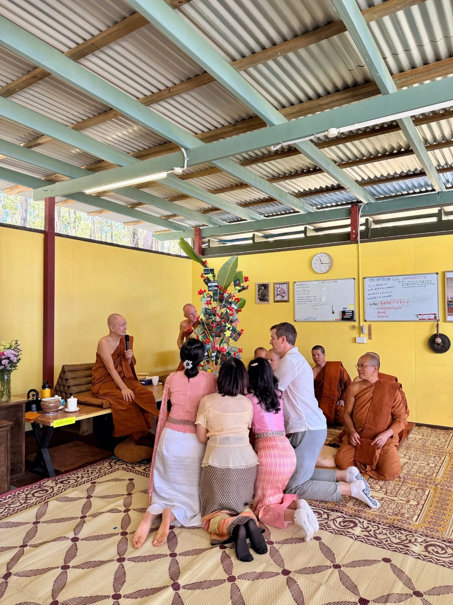 Tan Ajahn Dtun visit to Wat Buddha Metta, Kempsey March 2026