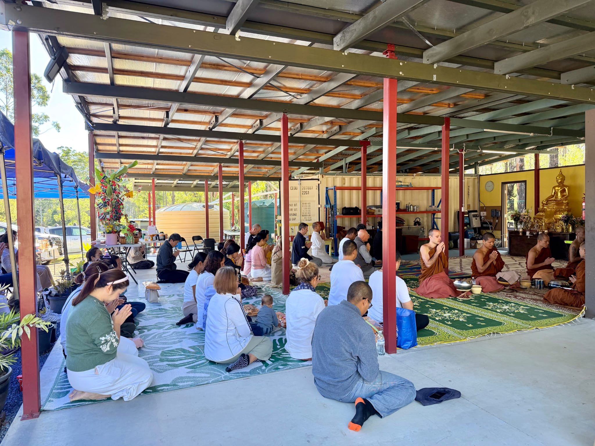 Tan Ajahn Dtun visit to Wat Buddha Metta, Kempsey March 2026