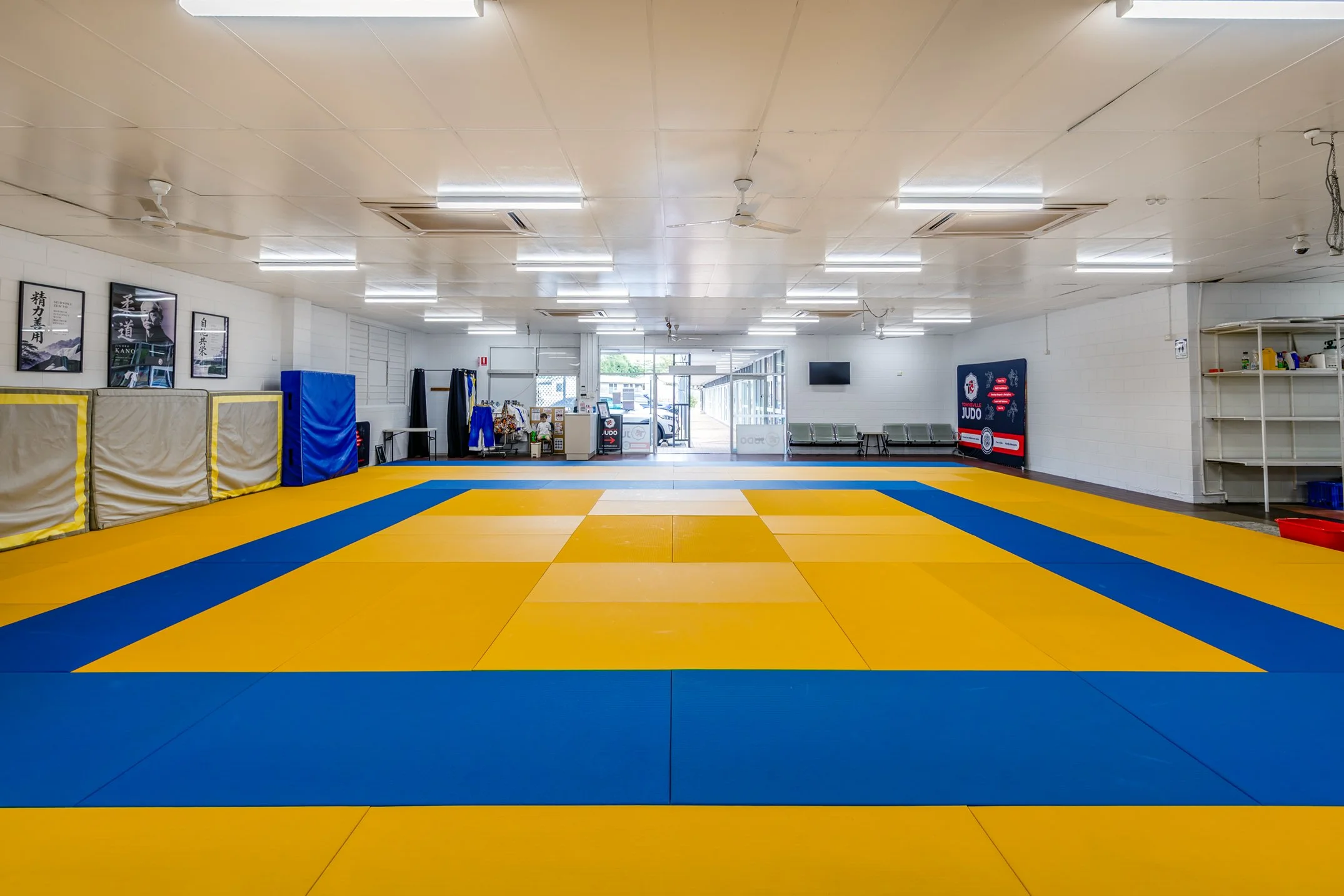 August 2026 saw Townsville Judo move into a bigger, better space at Wulguru. 12m x 13m permanent mat area.