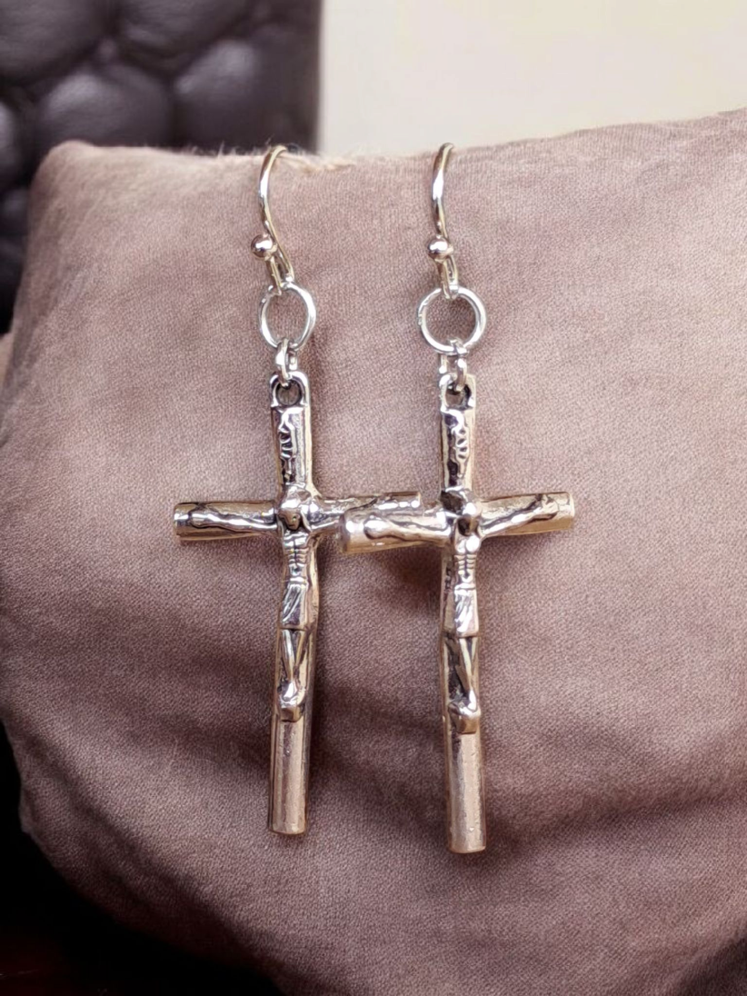 Jesus on the Cross Earrings