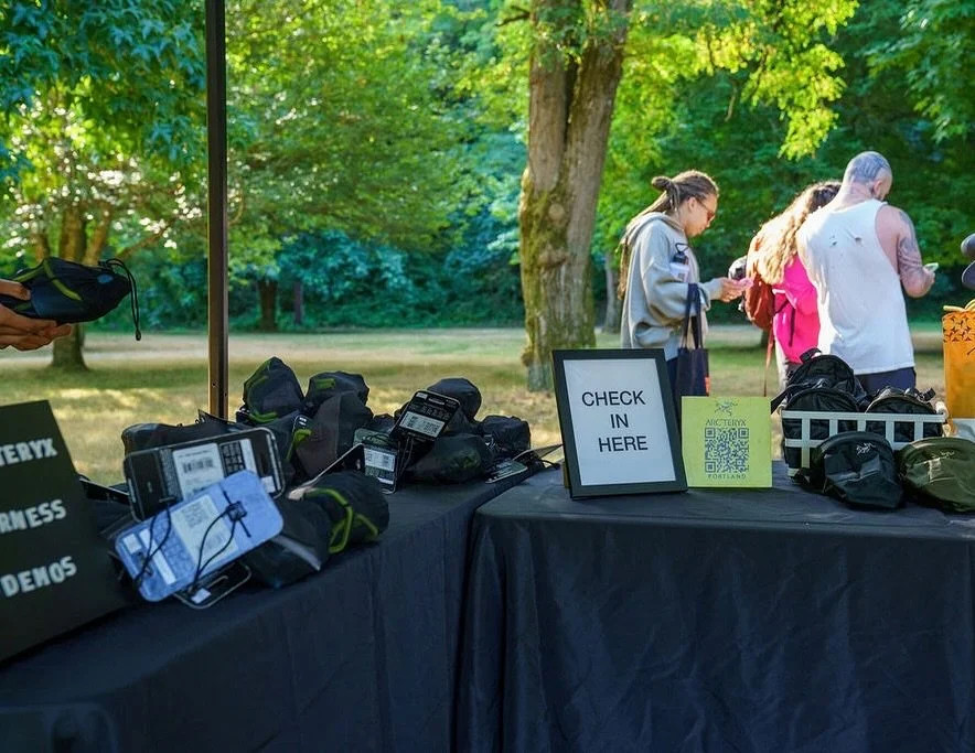 @arcteryxportland Giveaway!

Who doesn&rsquo;t love freebies? Sign up for our Smith Rock Sending Camp and score Arc&rsquo;teryx gear. 
All participants will receive: Ion Chalk Bag, Kragg SL Cotton Shirt, Gamma 5-pannel or a Mallow Toque courtesy of A