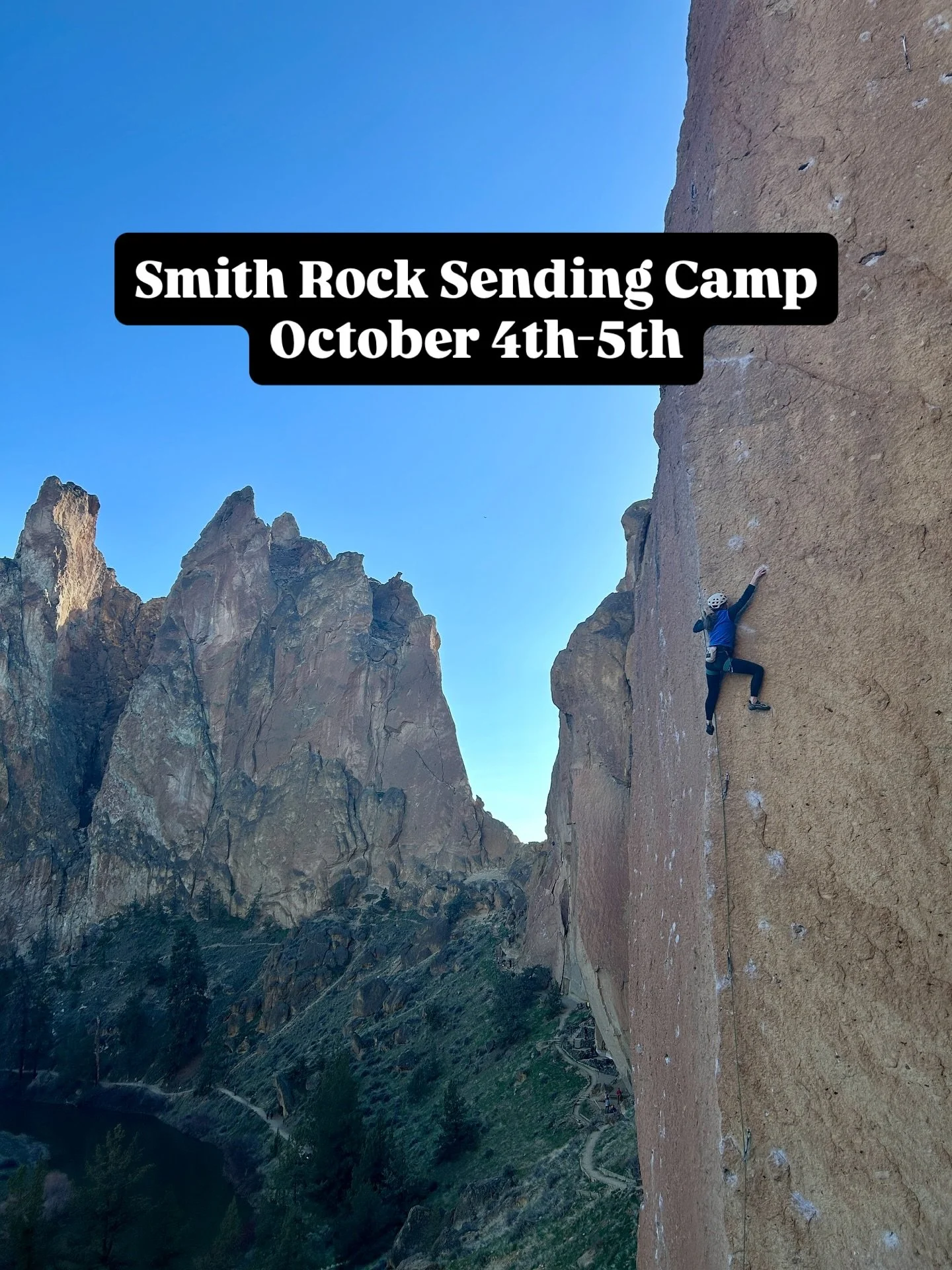 Level up together 🤝 
Day-1: dial in redpoint strategy. 
Day-2: send routes and fall (safely!) with confidence. 
Climb with a crew, score swag from @arcteryxportland , and crush your project at Smith Rock. 
Two days. One unforgettable adventure.
Octo