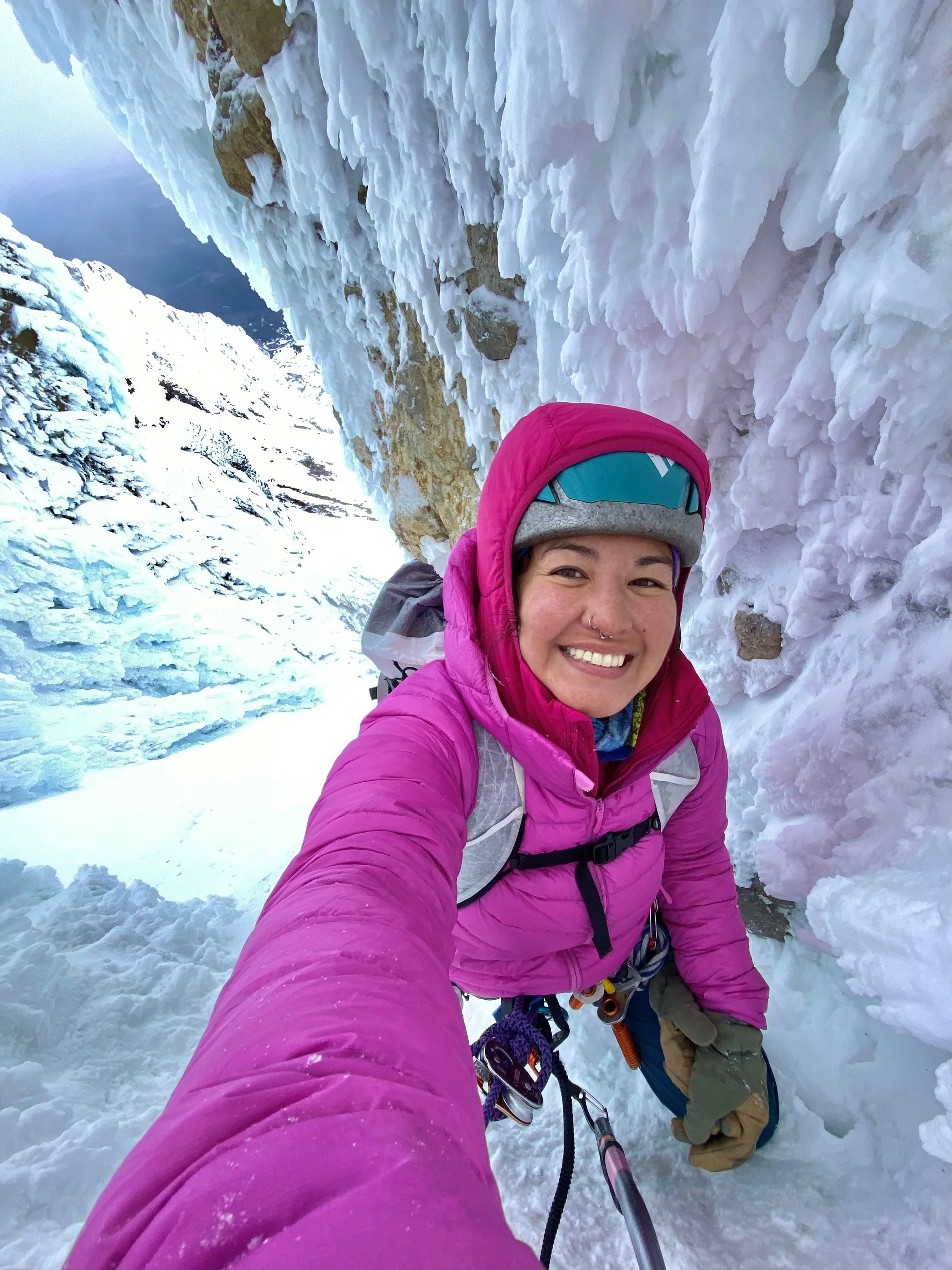Meet Theresa Silveyra! She&rsquo;s not exactly new around here, but we&rsquo;re still so stoked that she&rsquo;s part of the Trillium Alpine Guides crew! ✨🤘

Theresa grew up in Southwest Washington with the Cascade volcanoes in her backyard, but it 