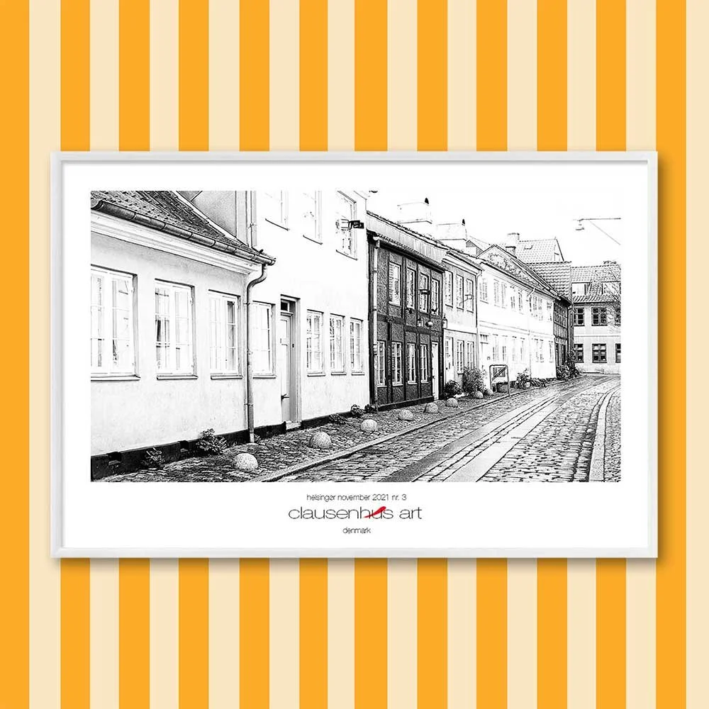 Titel: Helsingør November 2021 Nr. 3 (grafische Linie)
