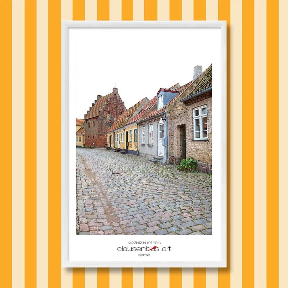 Titel: Kopfsteinpflaster und Geschichte (grafische Linie)