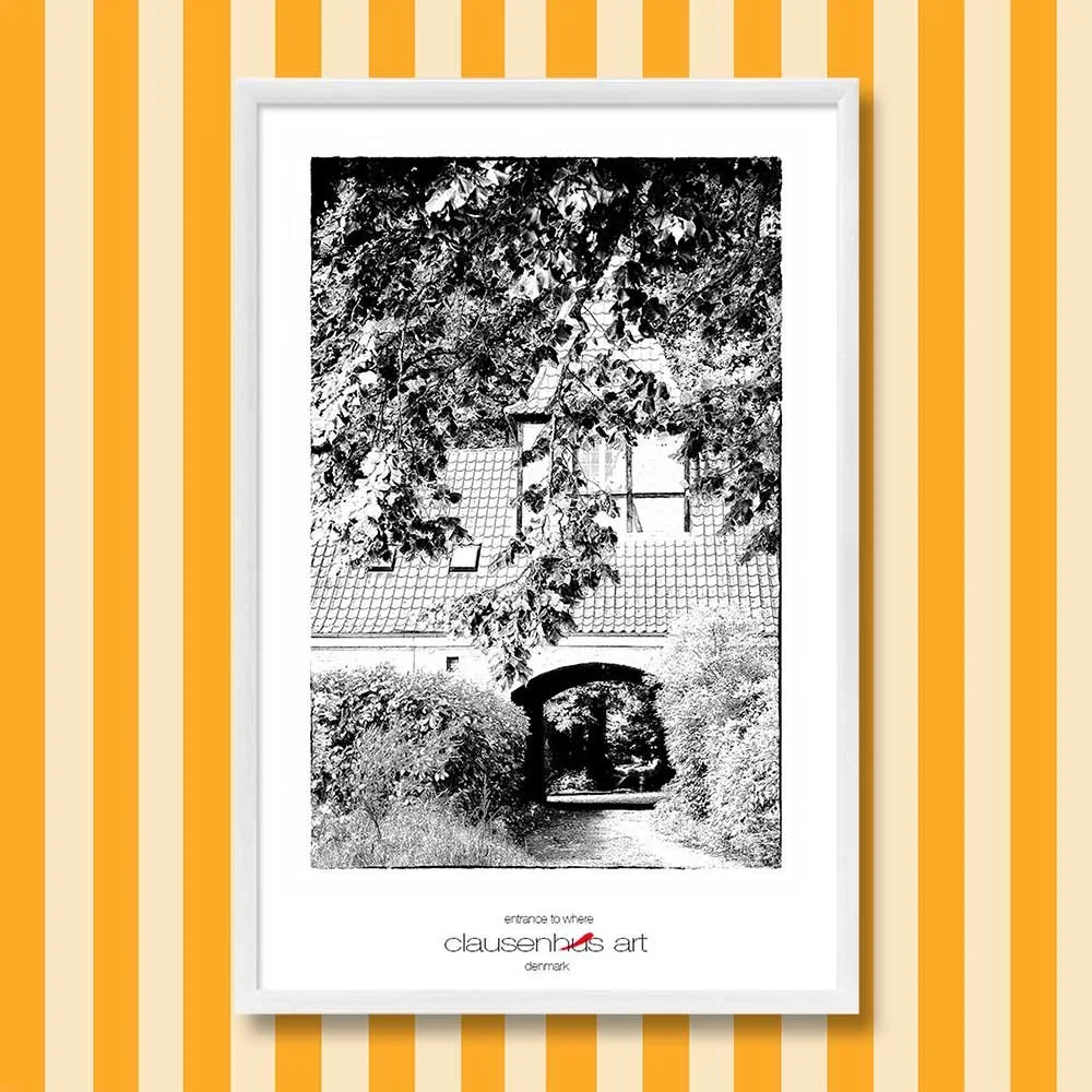 Titel: Eingang wohin (grafische Linie)