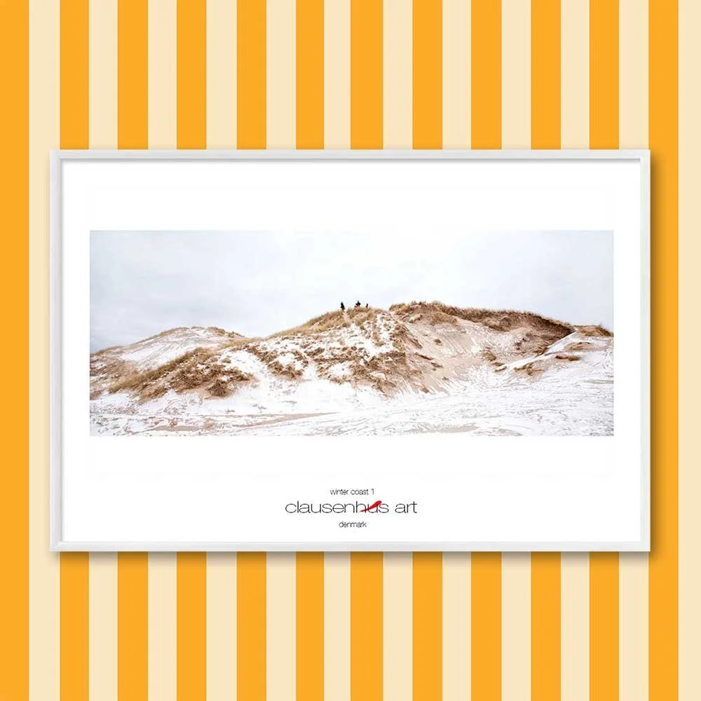 Titel: Winterküste 1 (grafische Linie)