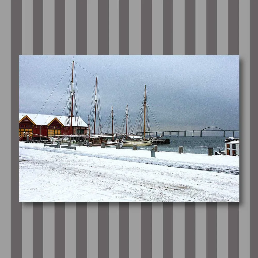 Titel: Gefrorene Insel (Leinwand)