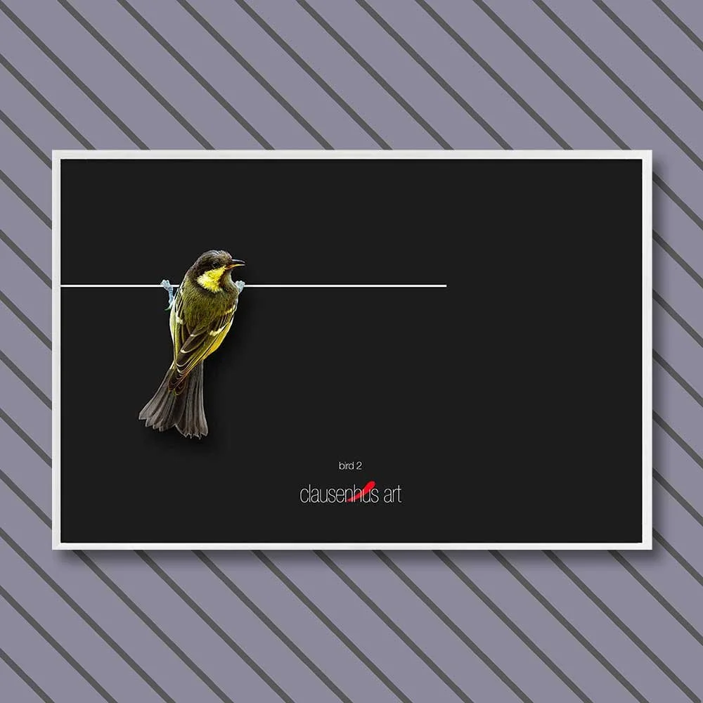 Titel: Vogel 2 (grafische Linie)