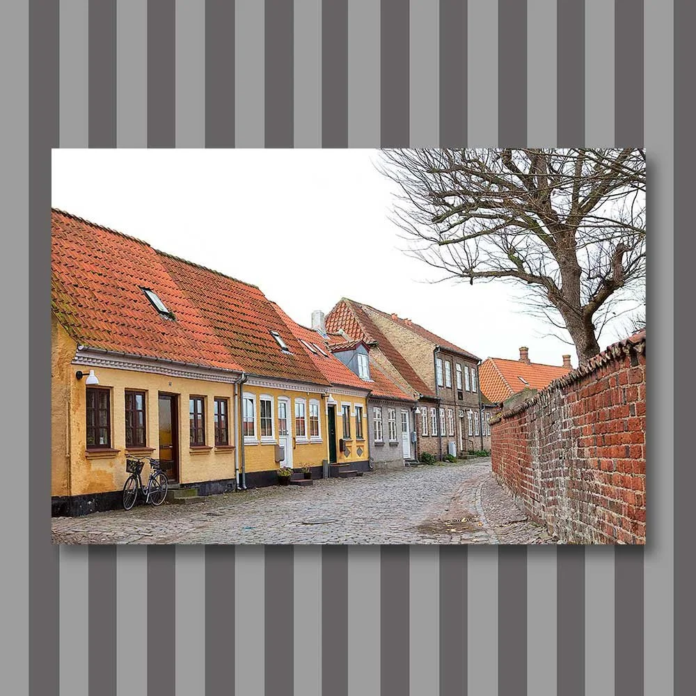 Titel: Herbsttag in Kalundborg (Leinwand)