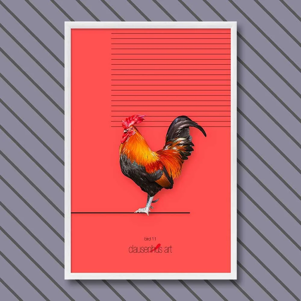 Titel: Vogel 11 (grafische Linie)