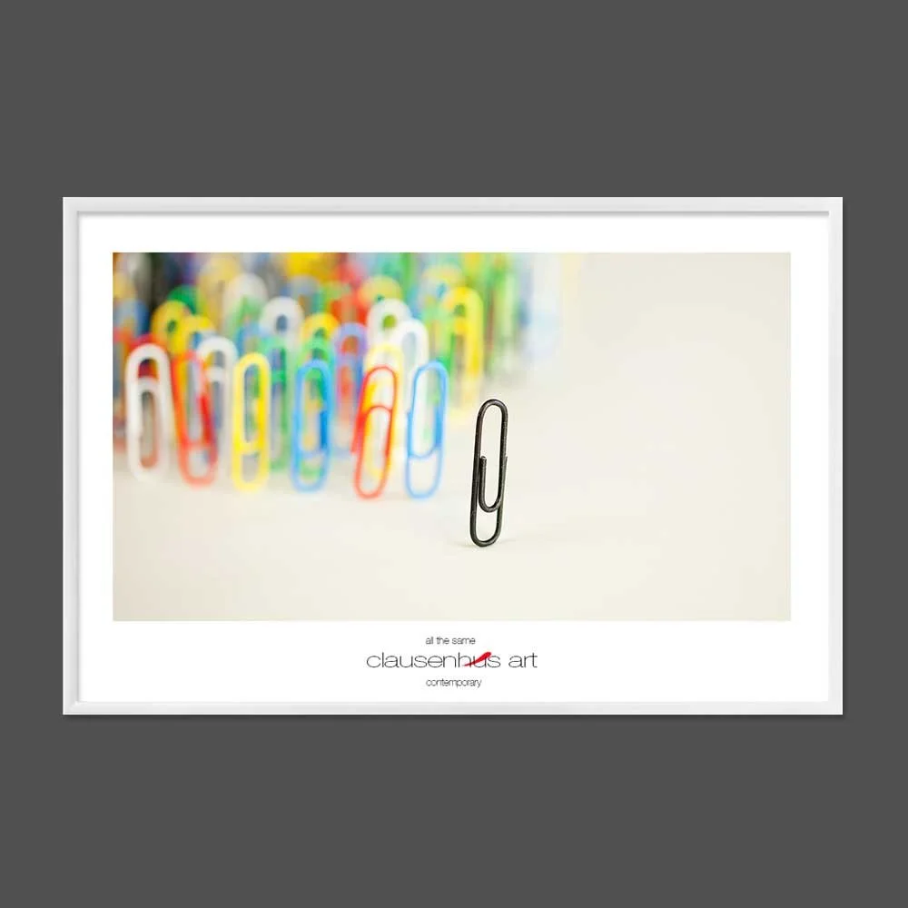 Titel: alle gleich (grafische Linie)