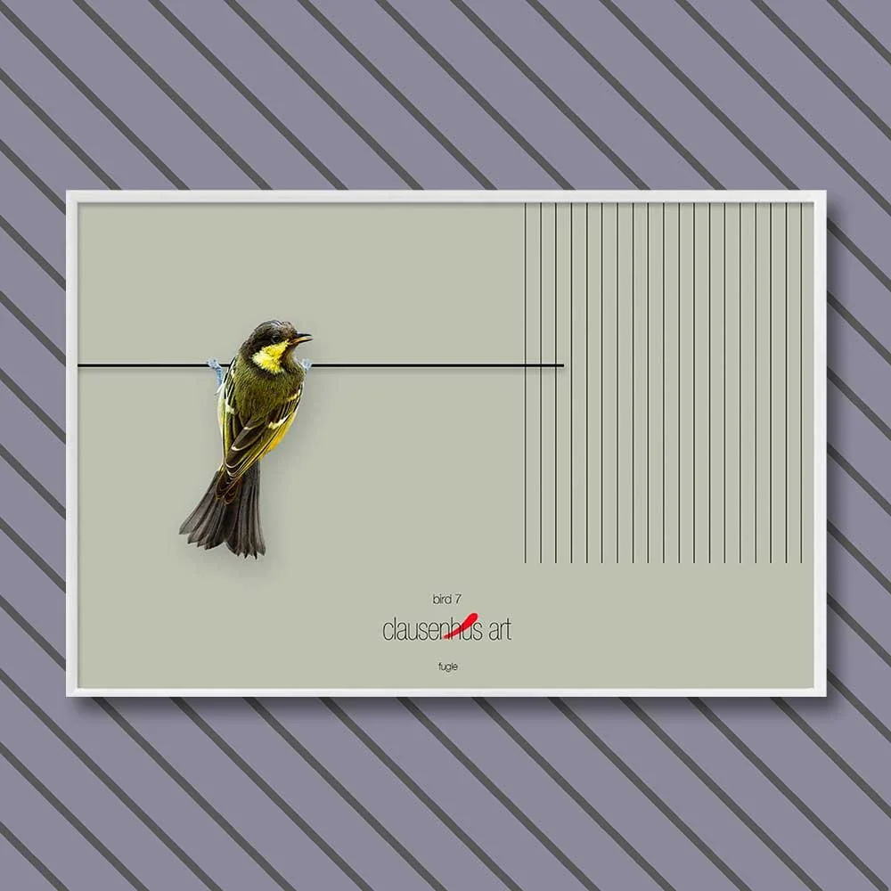 Titel: Vogel 7 (grafische Linie)
