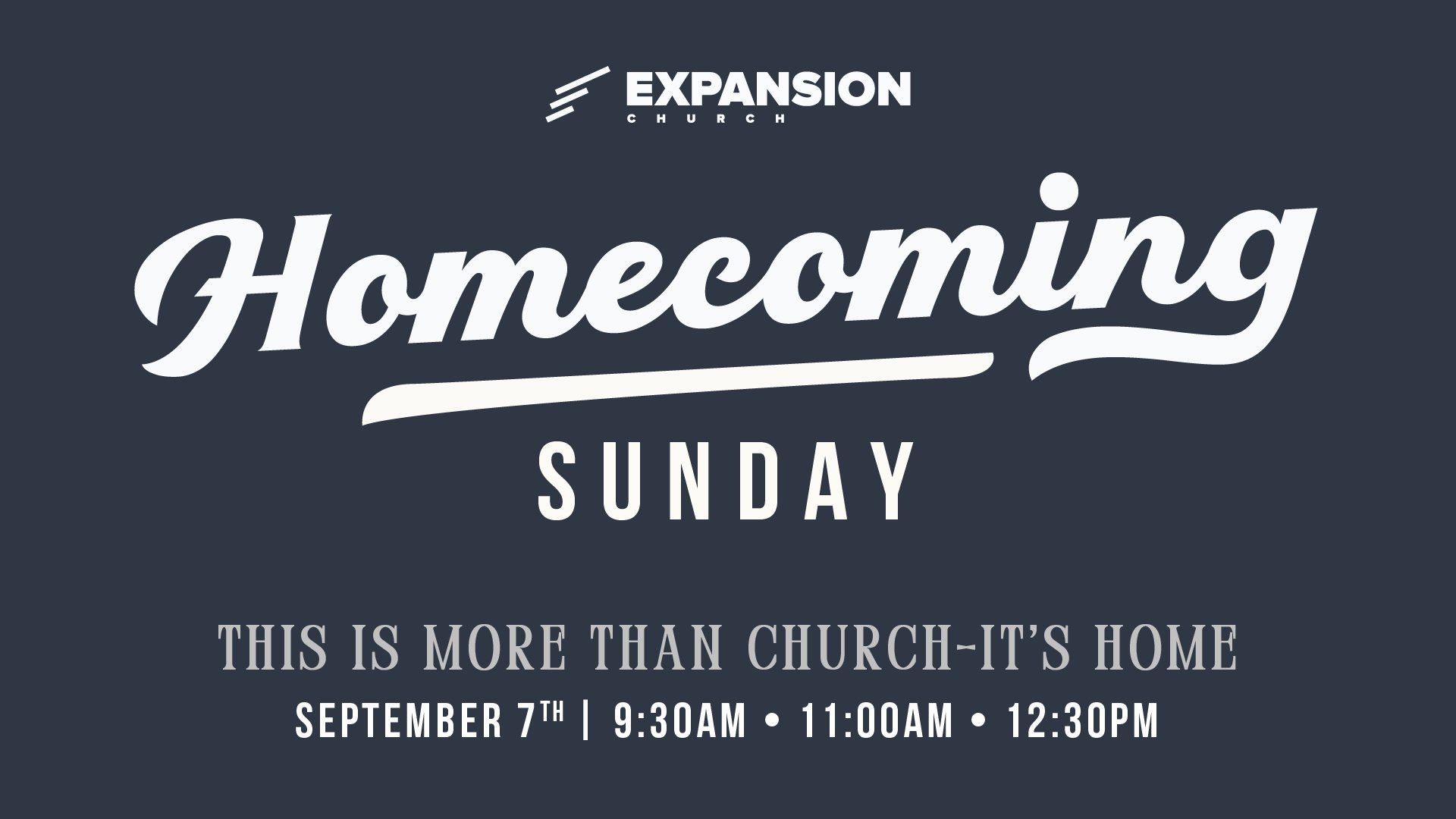 Homecoming Sunday