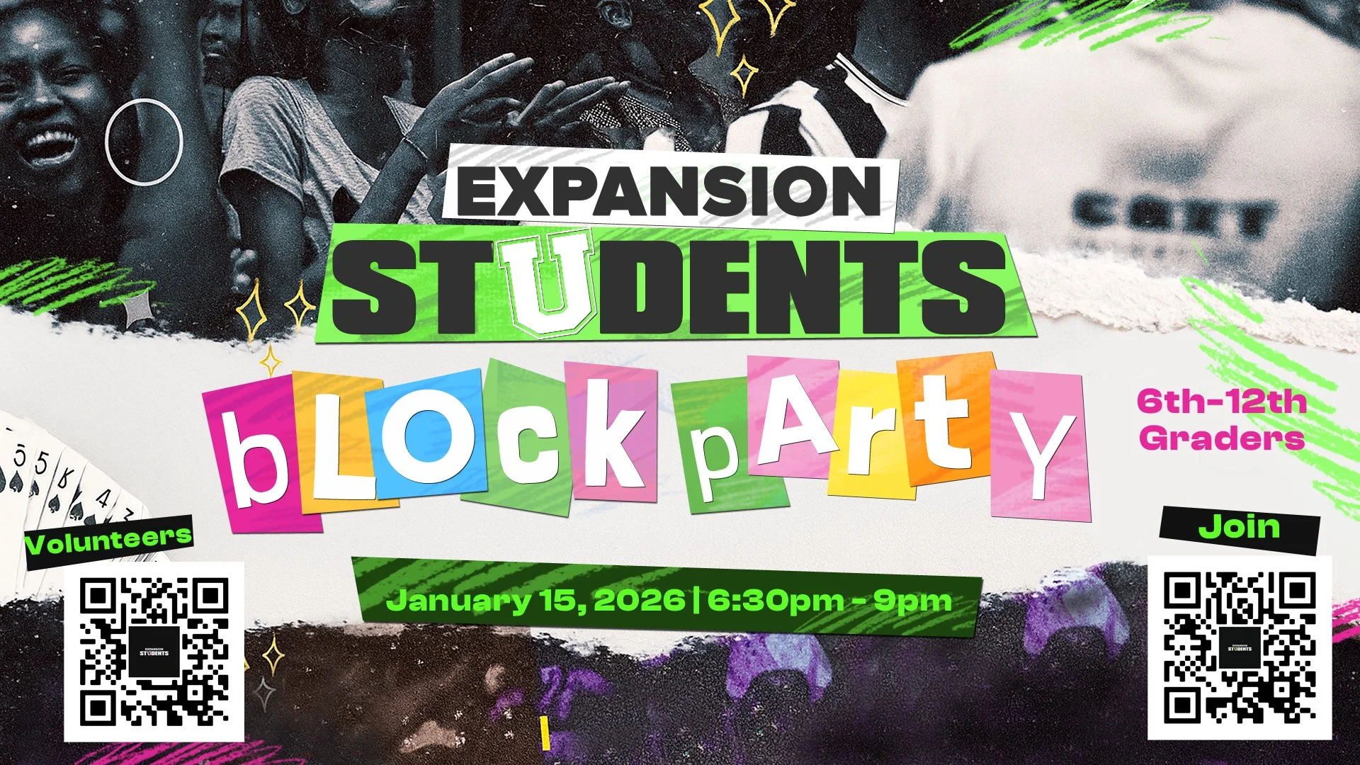 expansion Students block party