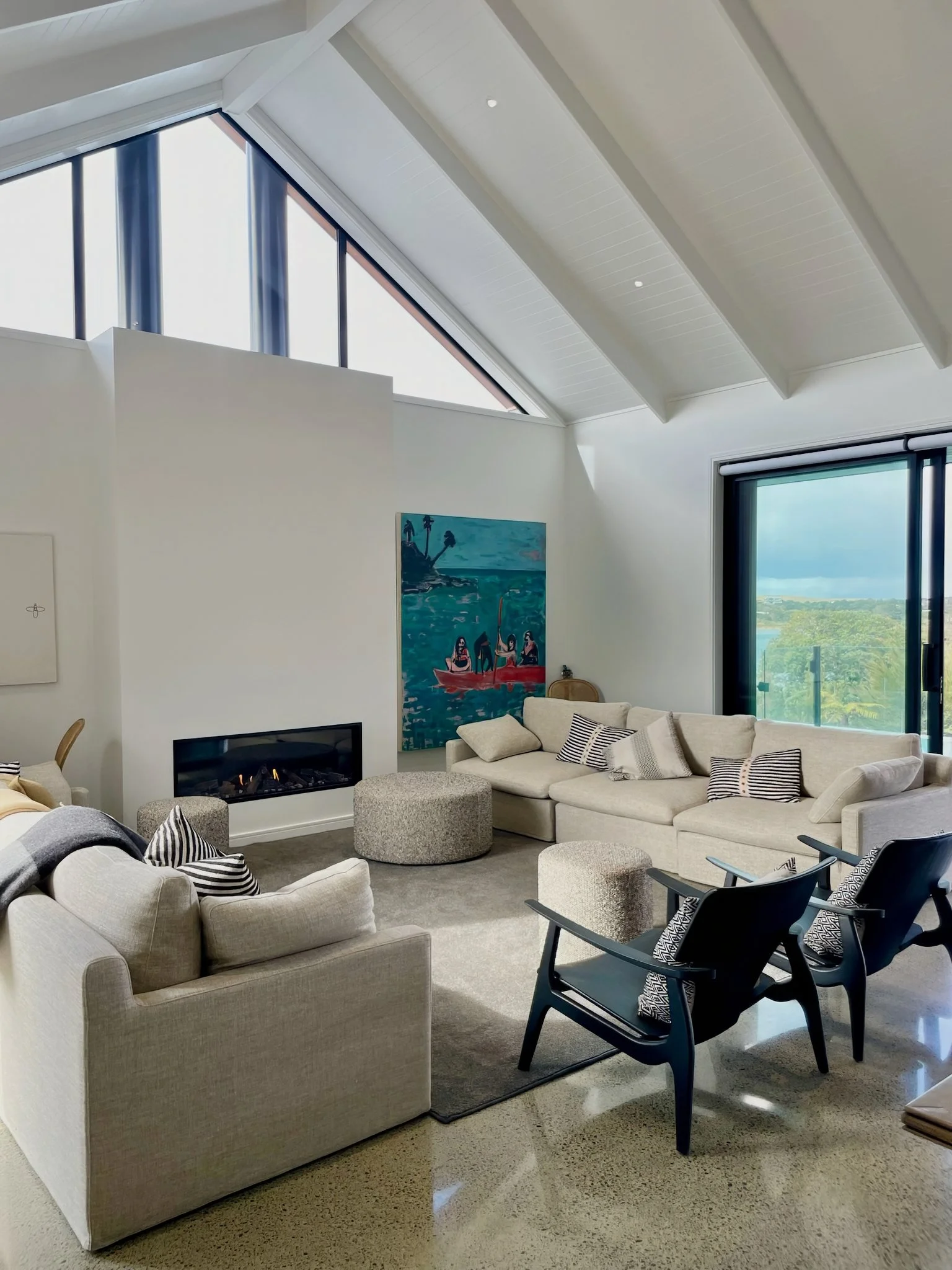 Sand Dune luxury open plan living and coastal views, Mangawhai